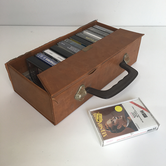 CASSETTE, CASE - Brown Vinyl w Tapes